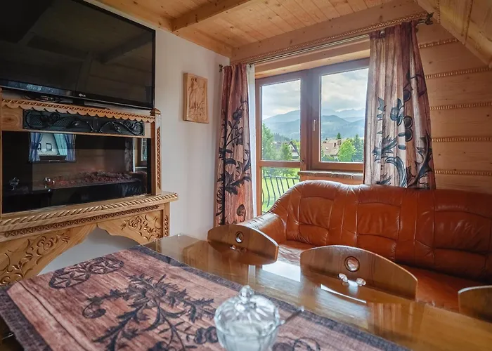 Szafran Z Widokiem Na Gory Zakopane